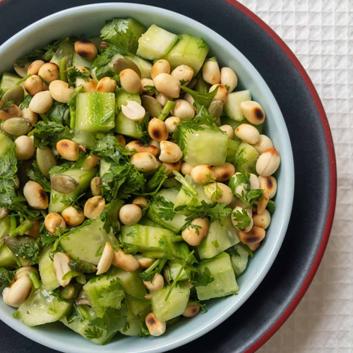 Cucumber & Peanut Chat