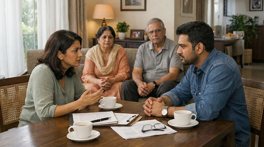 Why Family Fights Increase When Parents Start Ageing