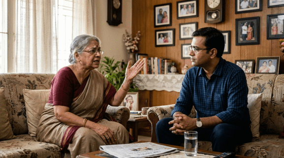 ageing parents become angry