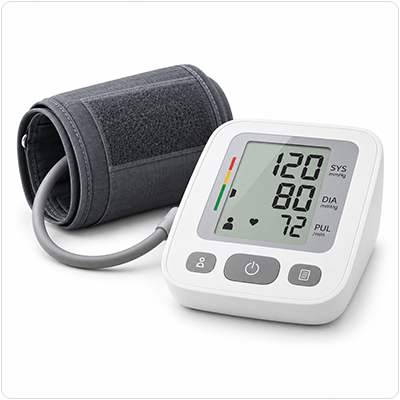 Upper-arm digital blood pressure monitor