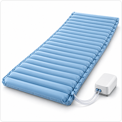 Pressure-relief mattress or overlay