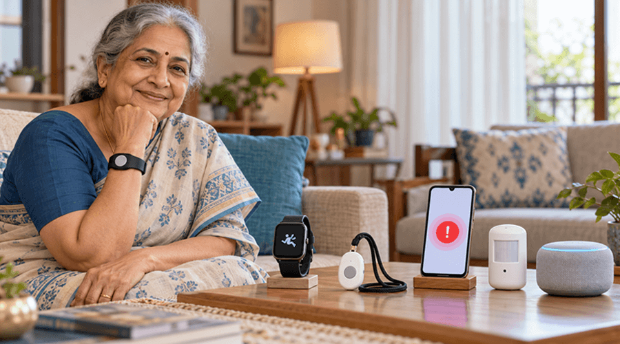 Senior emergency alert devices